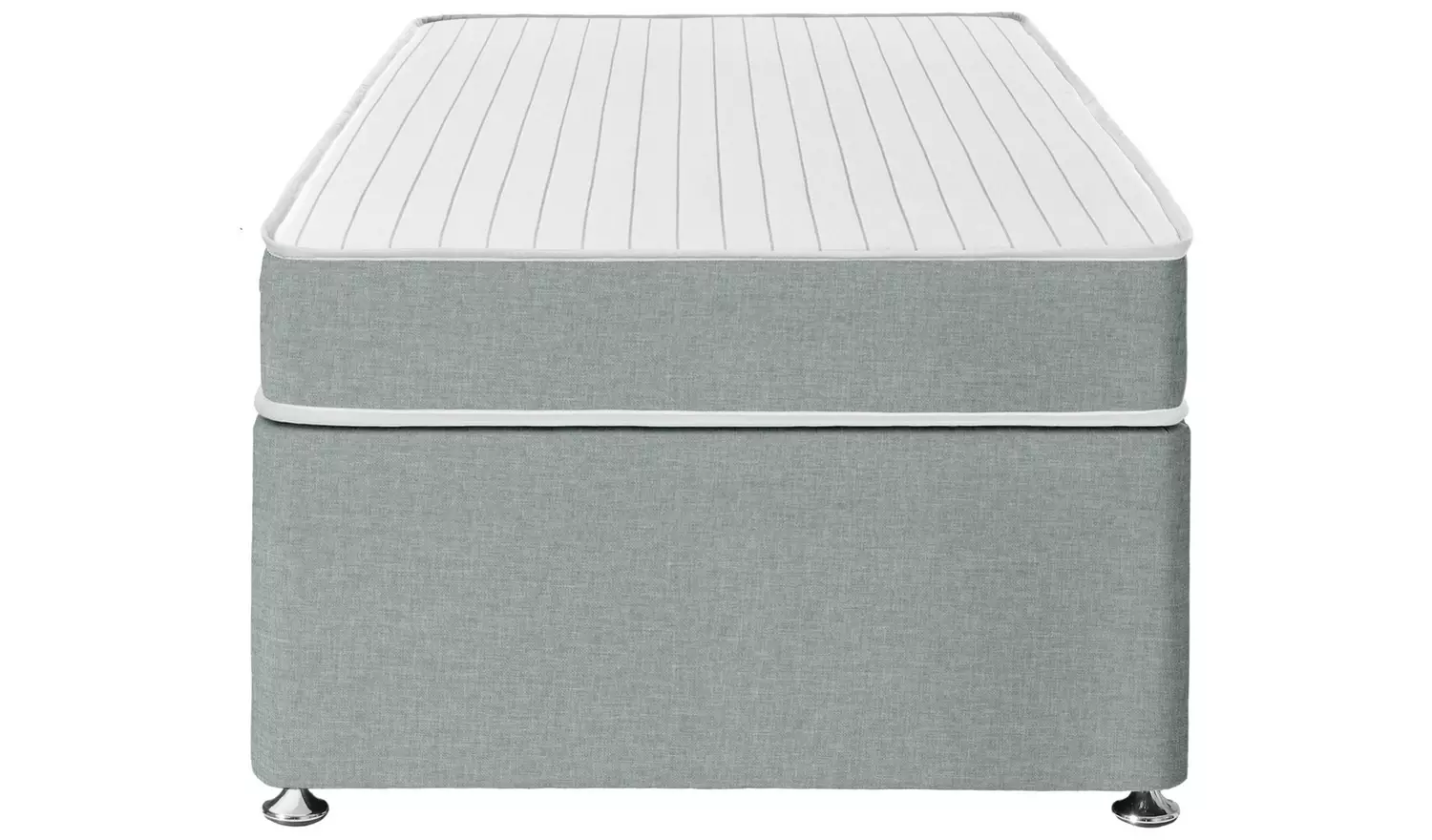 Argos Home Devon Single Side Slide Divan Bed - Grey