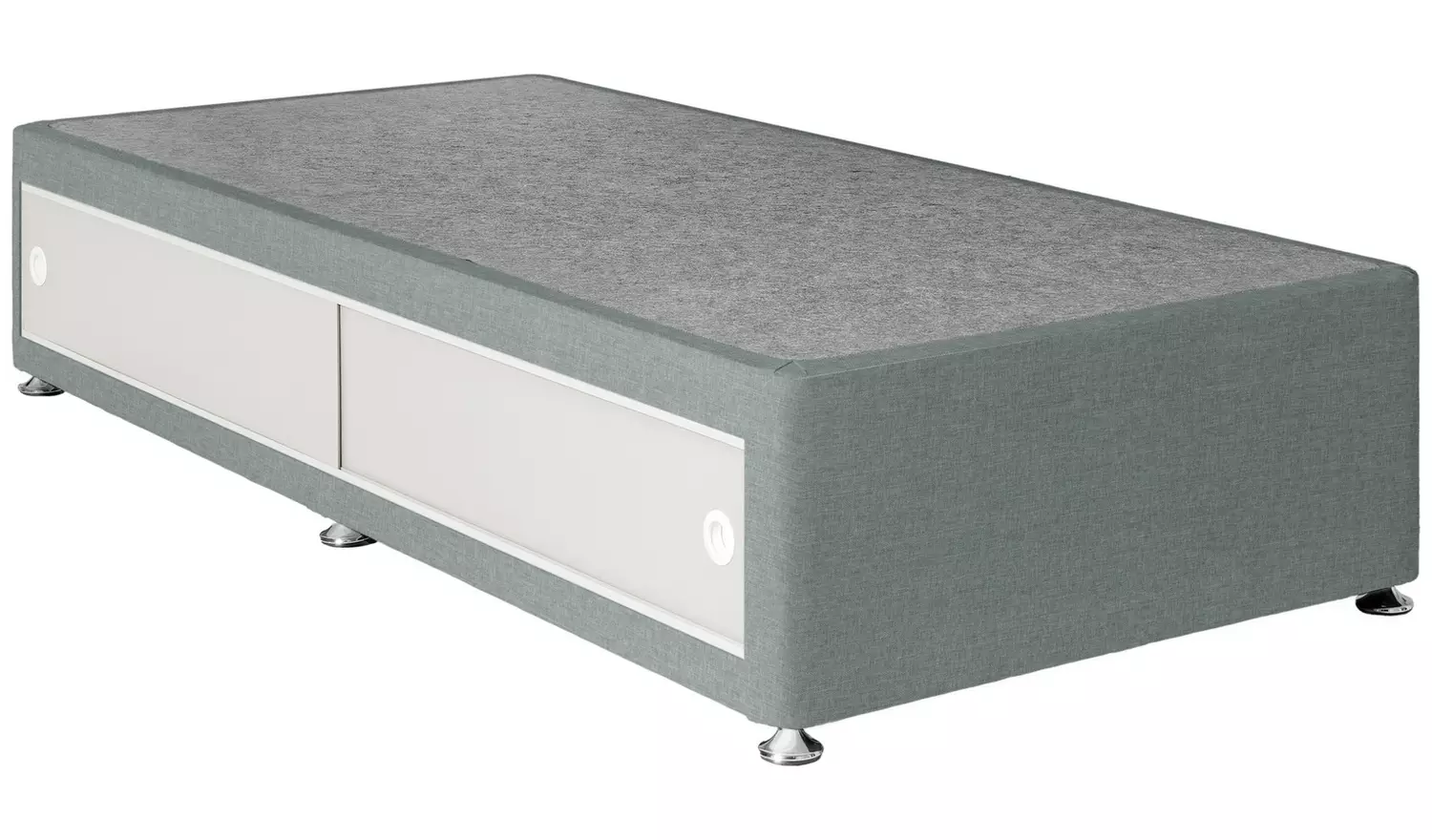 Argos Home Devon Single Side Slide Divan Bed - Grey