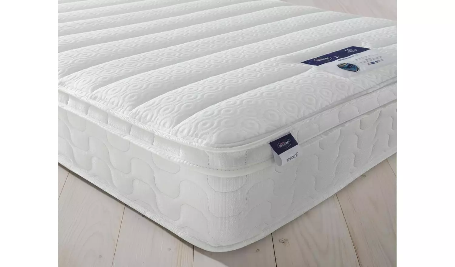 Silentnight Travis Small Double 4 Drawer Divan Bed- Charcoal