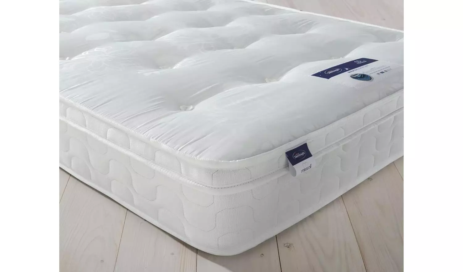 Silentnight Travis Single Ortho Divan Bed - Charcoal