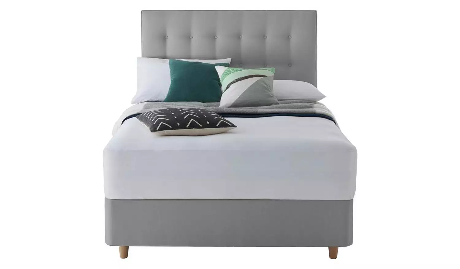 Silentnight Alaro Kingsize 2 Drawer Divan Set - Slate Grey