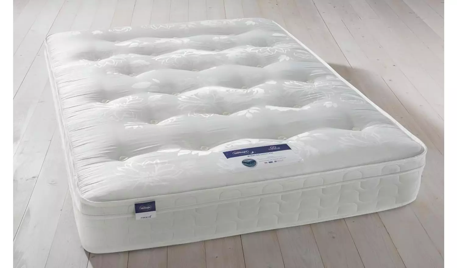 Silentnight Ortho 4Drw King Divan & Headboard - Charcoal