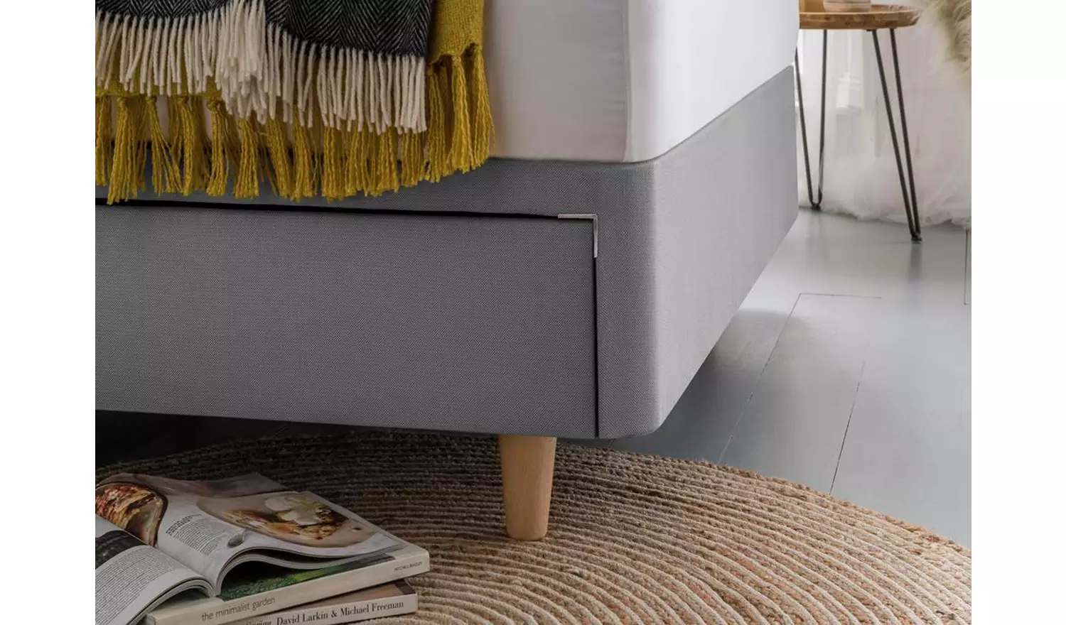 Silentnight Sassaria Kingsize 2 Drawer Divan Set- Grey