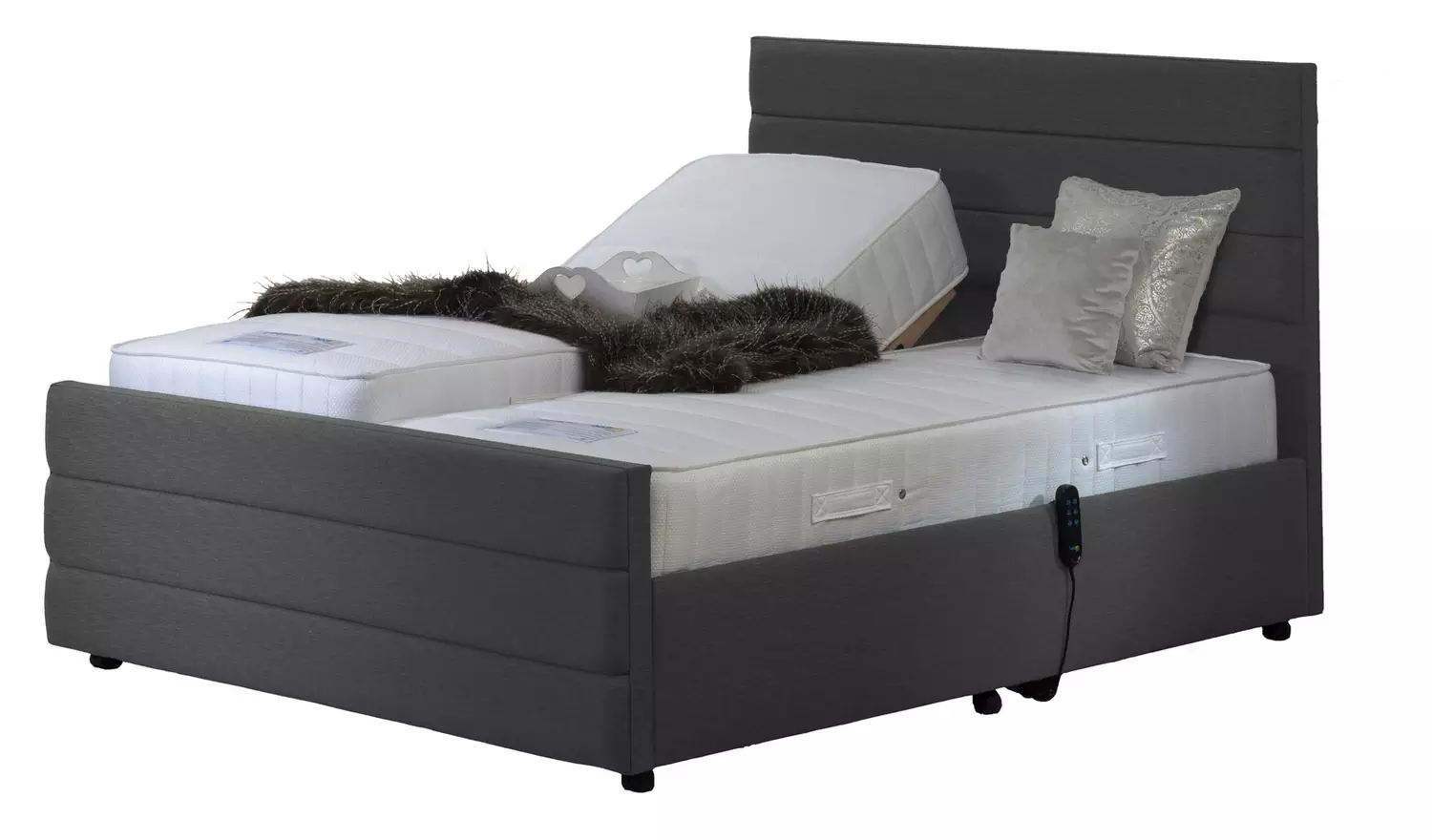 MiBed Orpington Adjustable Superking Bed with Mattress