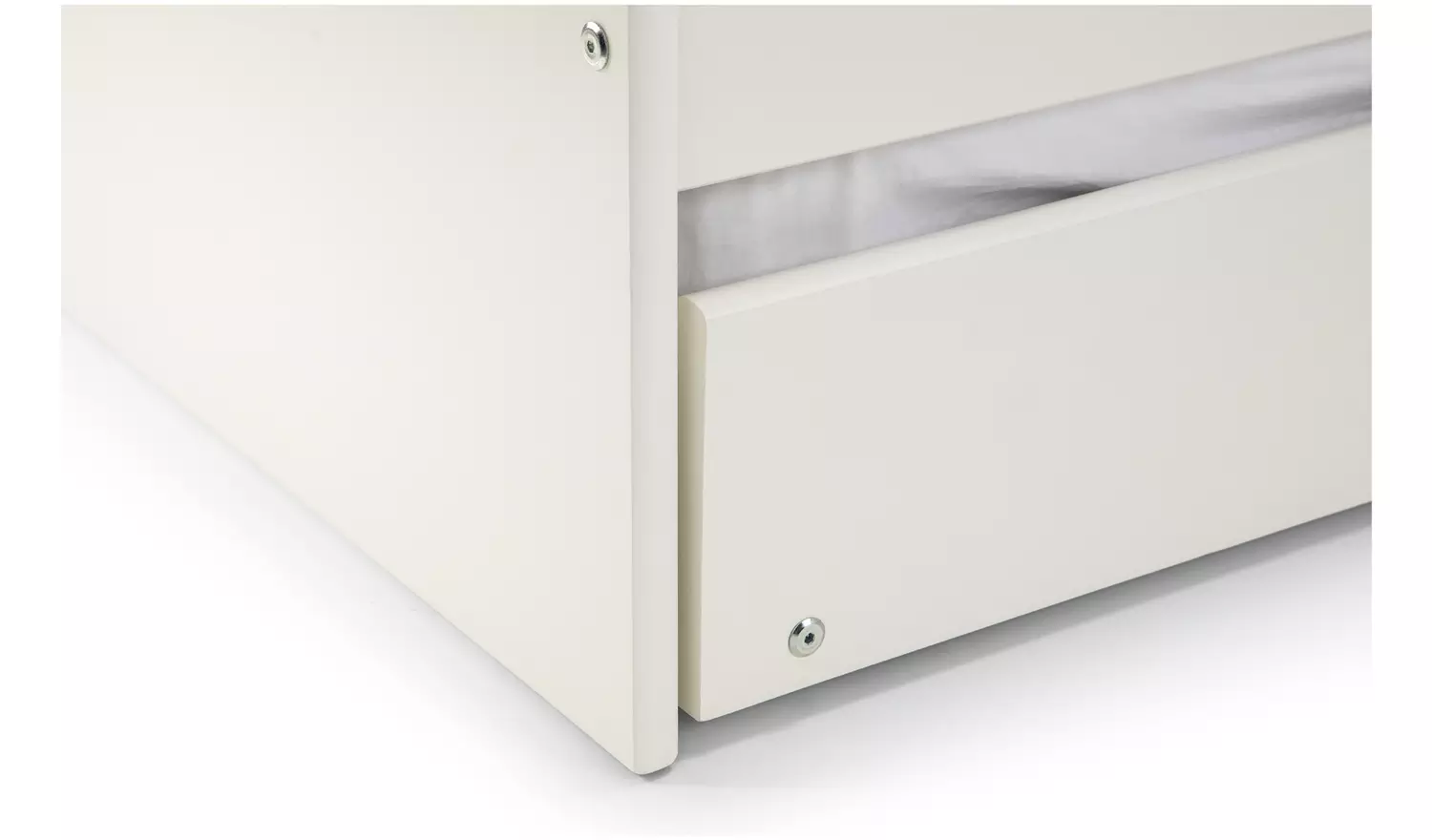 Julian Bowen Elba Wooden Day Bed with Trundle - White