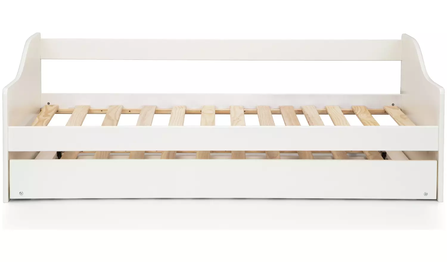 Julian Bowen Elba Wooden Day Bed with Trundle - White