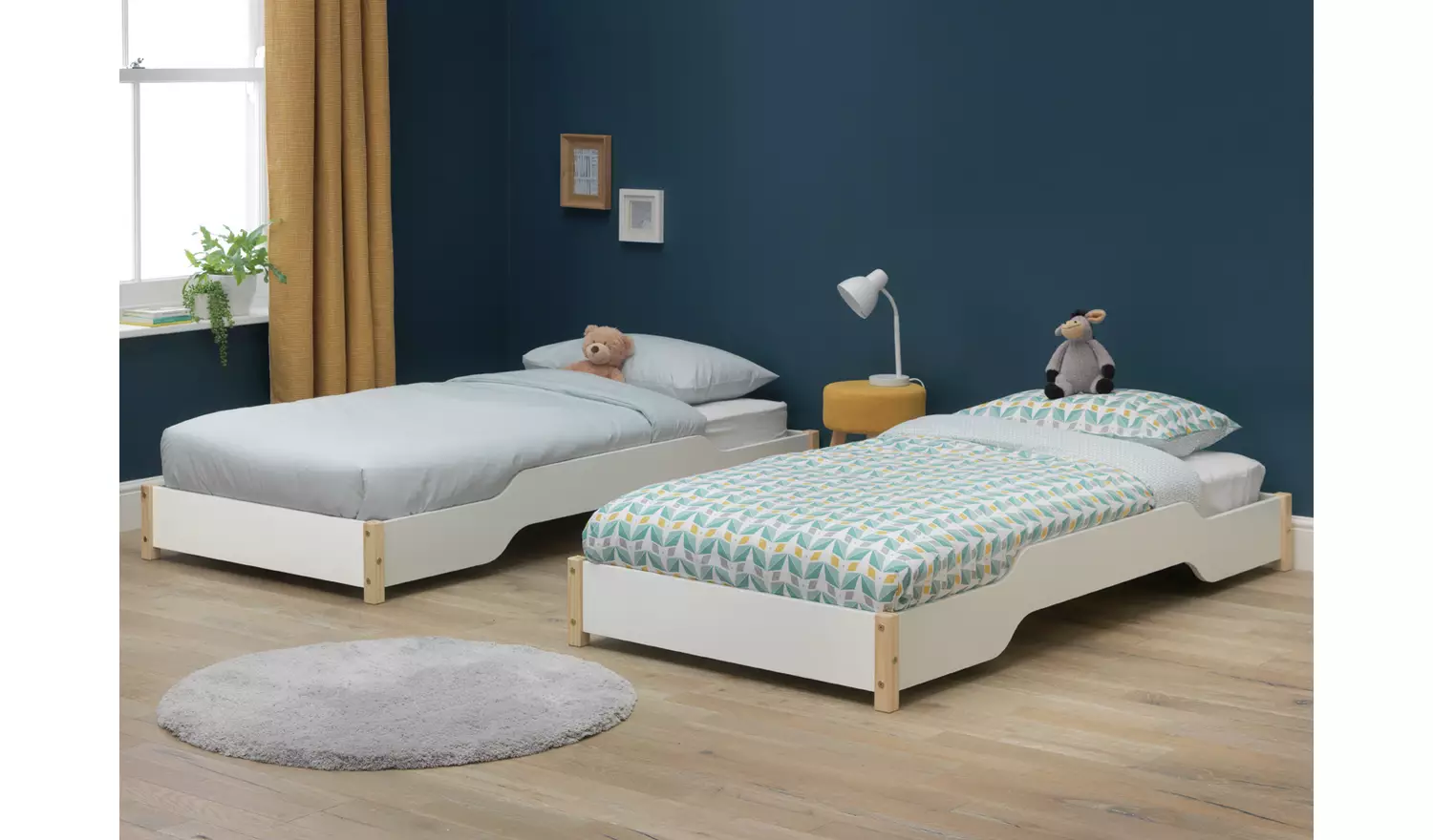 Habitat Hanna Stacking Single Guest Bed with Mattresses