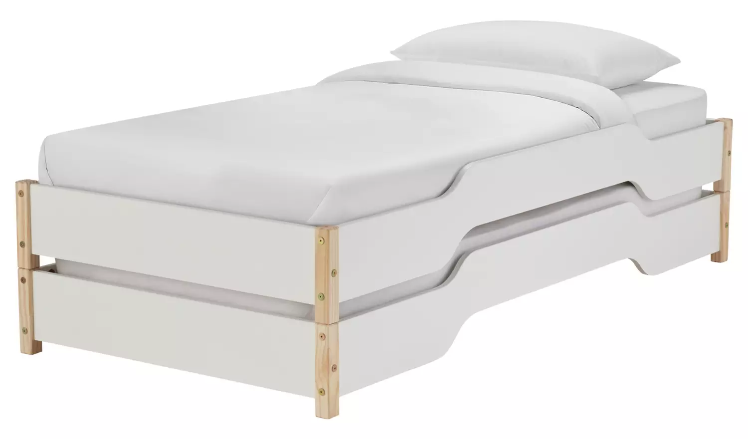 Habitat Hanna Stacking Single Guest Bed with Mattresses