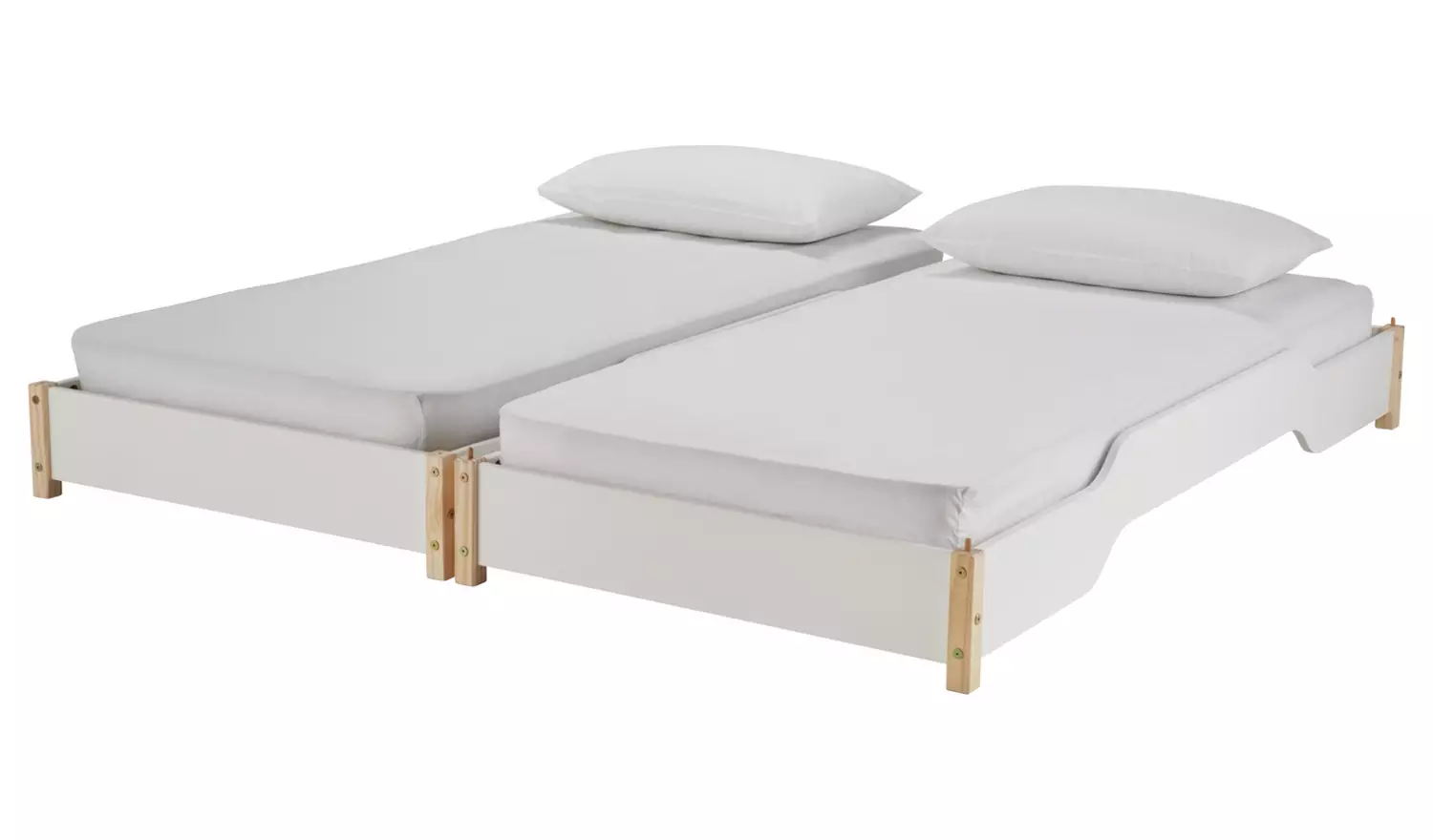 Habitat Hanna Stacking Single Guest Bed with Mattresses