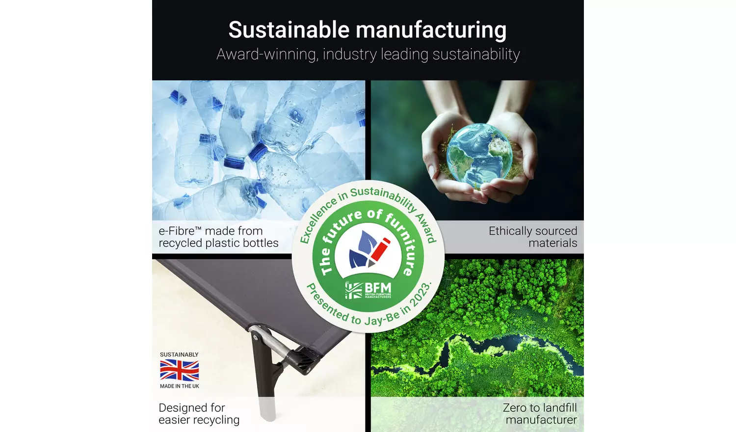 Jay-Be Compact Folding Bed with Mattress - Small Double