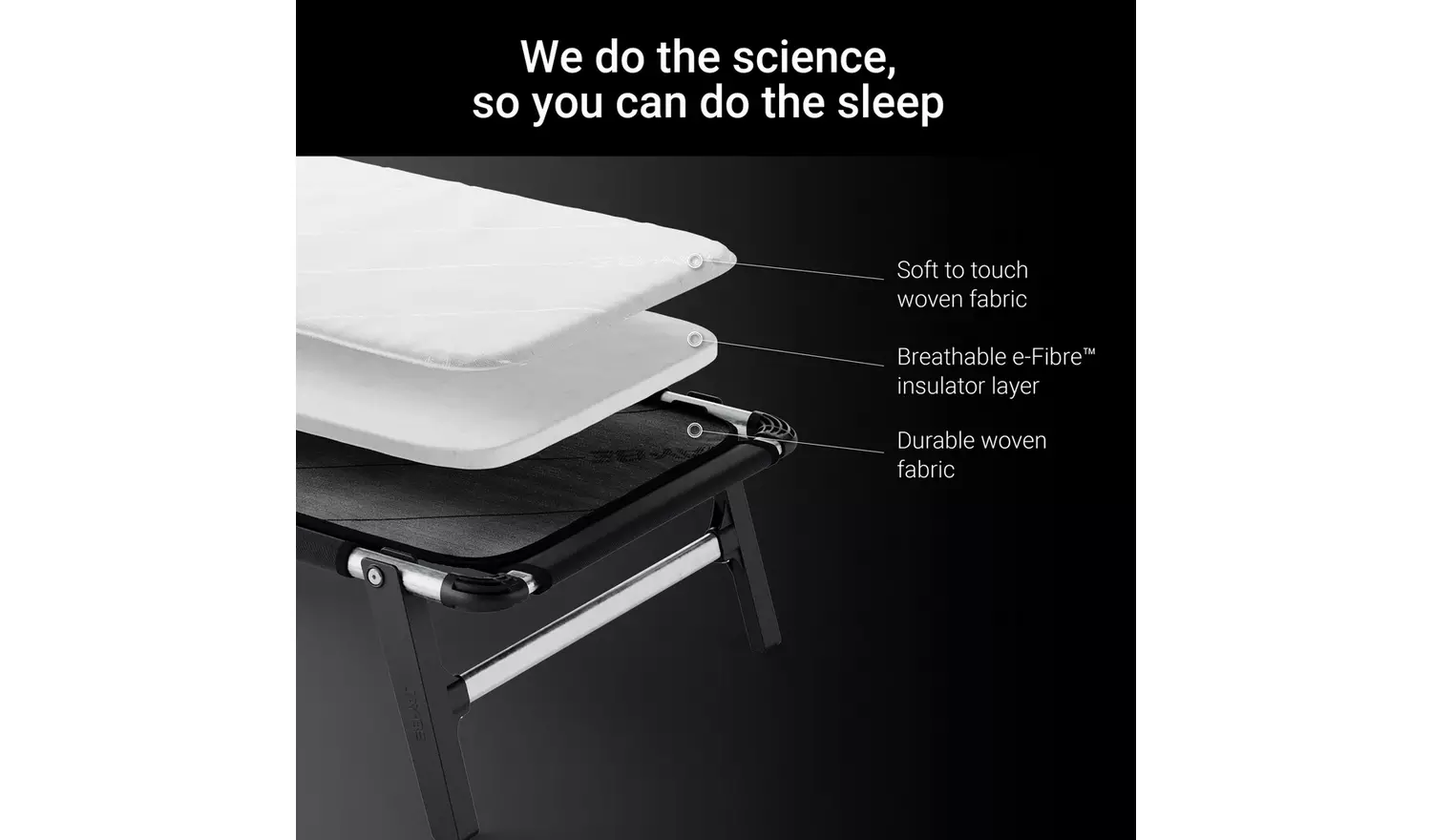 Jay-Be Lite Folding Bed with Mattress - Single