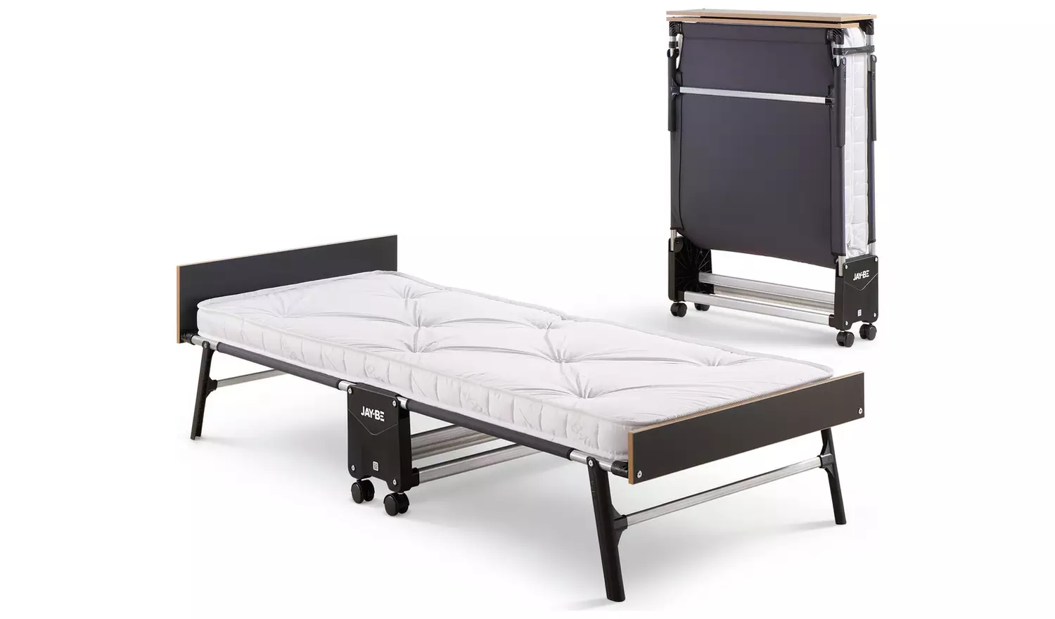 Jay-Be Grand Folding Bed with e-Pocket Mattress - Single