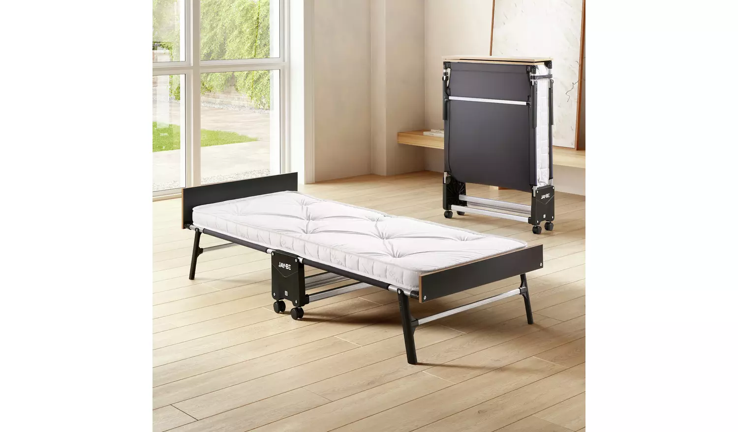 Jay-Be Grand Folding Bed with e-Pocket Mattress - Single