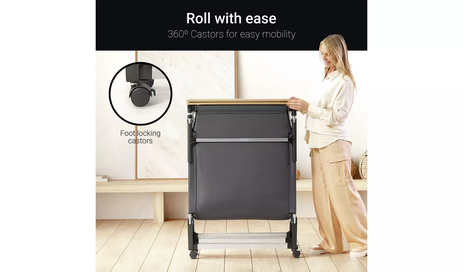 Jay-Be Grand Folding Bed with e-Pocket Mattress - Single