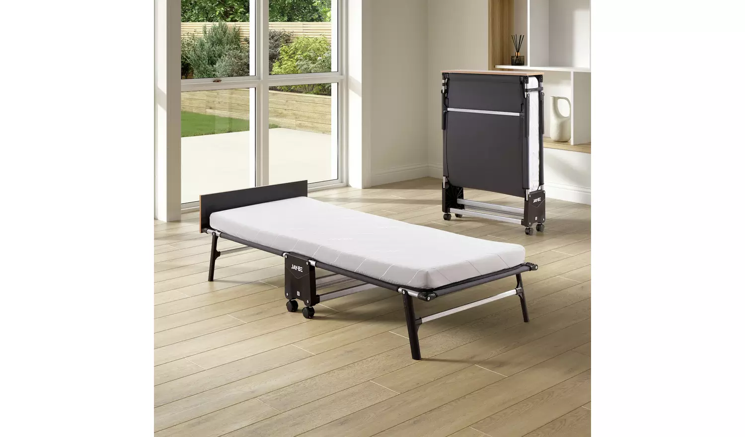 Jay-Be Rollaway Folding Bed with e-Fibre Mattress - Single