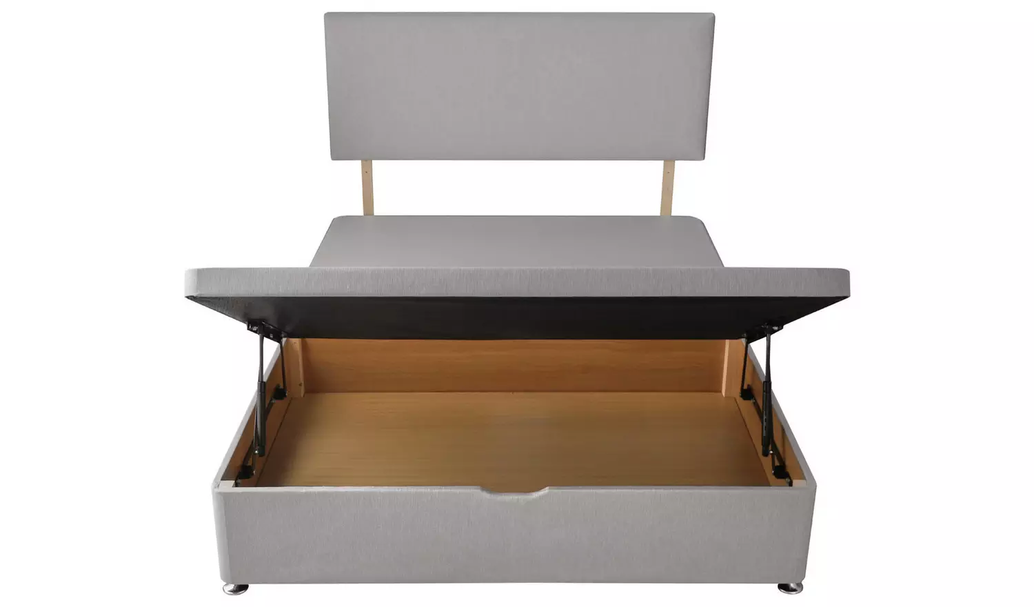 Silentnight Memory Superking Half Ottoman Bed - Grey