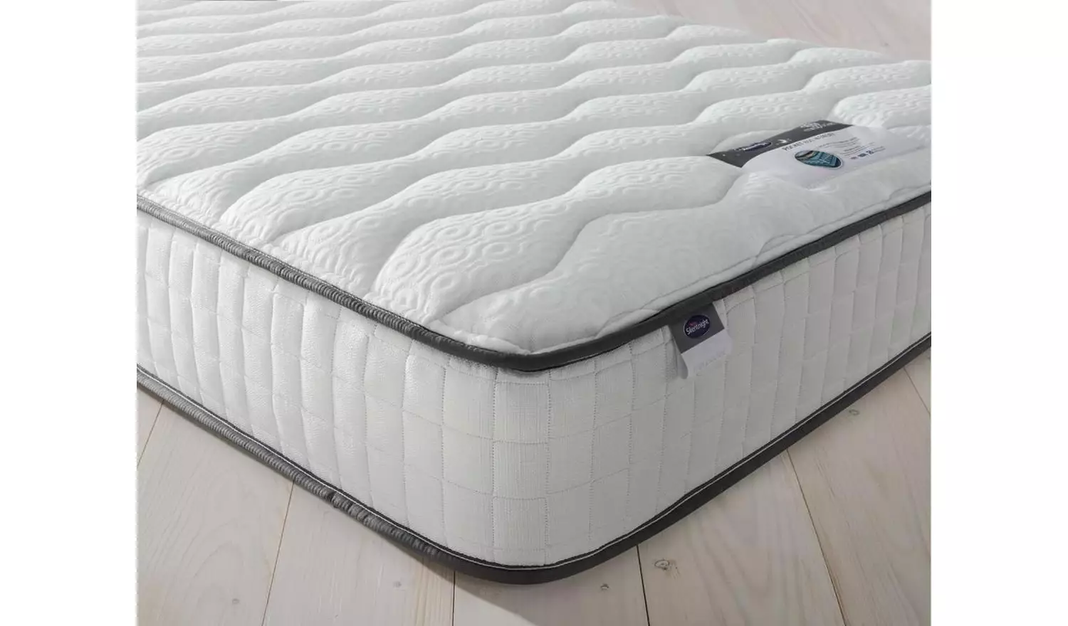 Silentnight Memory Kingsize 4 Drawer Divan Bed - Grey