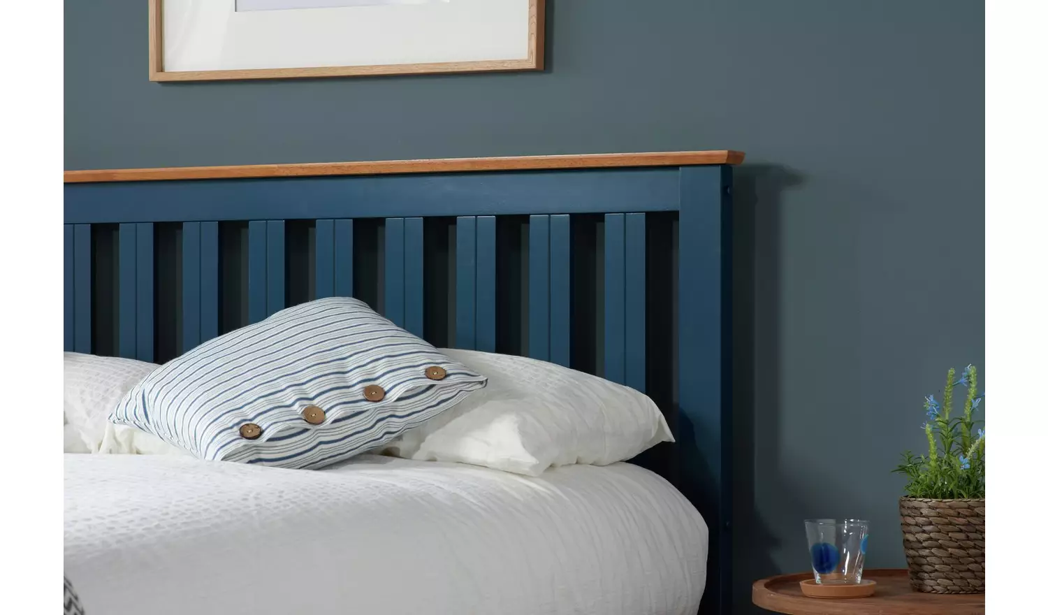 Birlea Phoenix Double End Lift Ottoman Bed - Navy