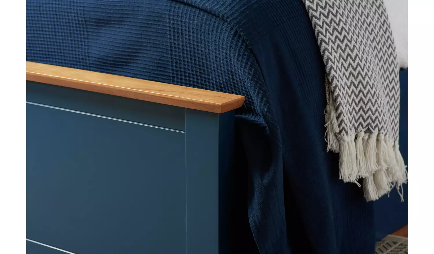 Birlea Phoenix Double End Lift Ottoman Bed - Navy