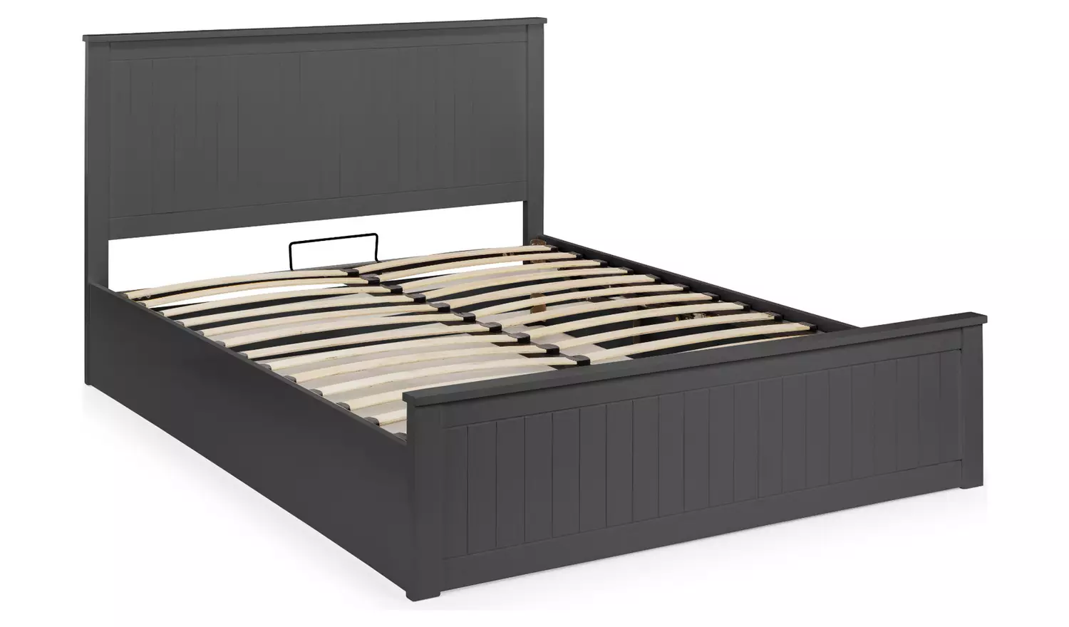 Julian Bowen Maine Double End Lift Ottoman Bed - Anthracite