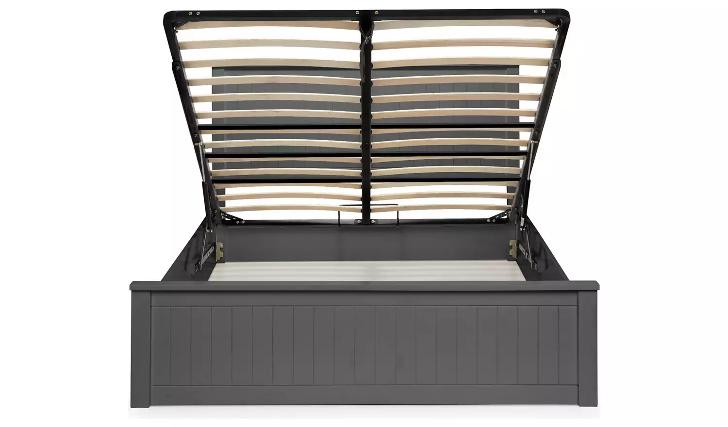 Julian Bowen Maine Double End Lift Ottoman Bed - Anthracite