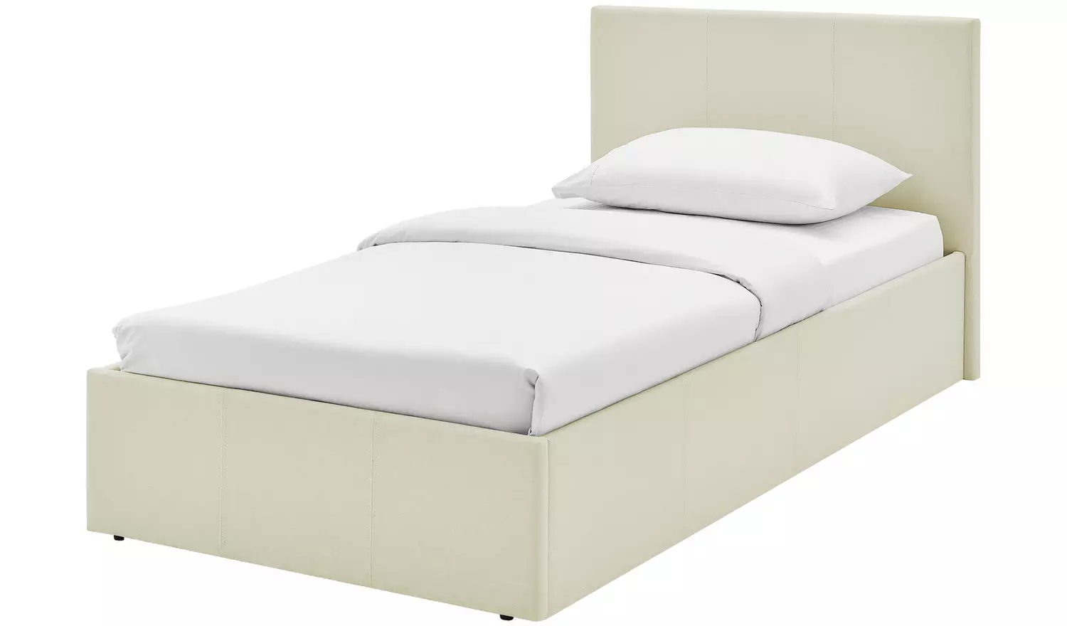 Argos Home Heathdon Single End Lift Ottoman Bed - Natural