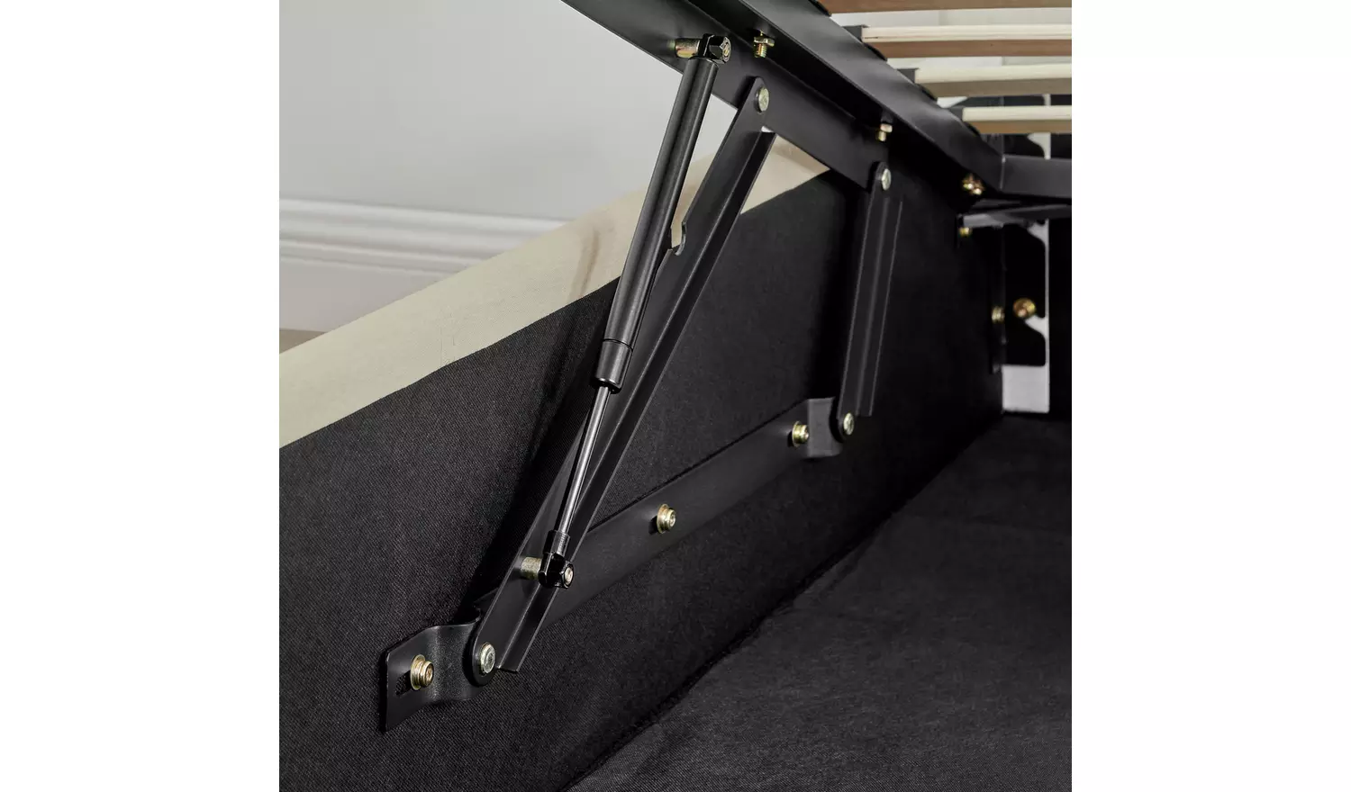 Argos Home Heathdon Single End Lift Ottoman Bed - Natural