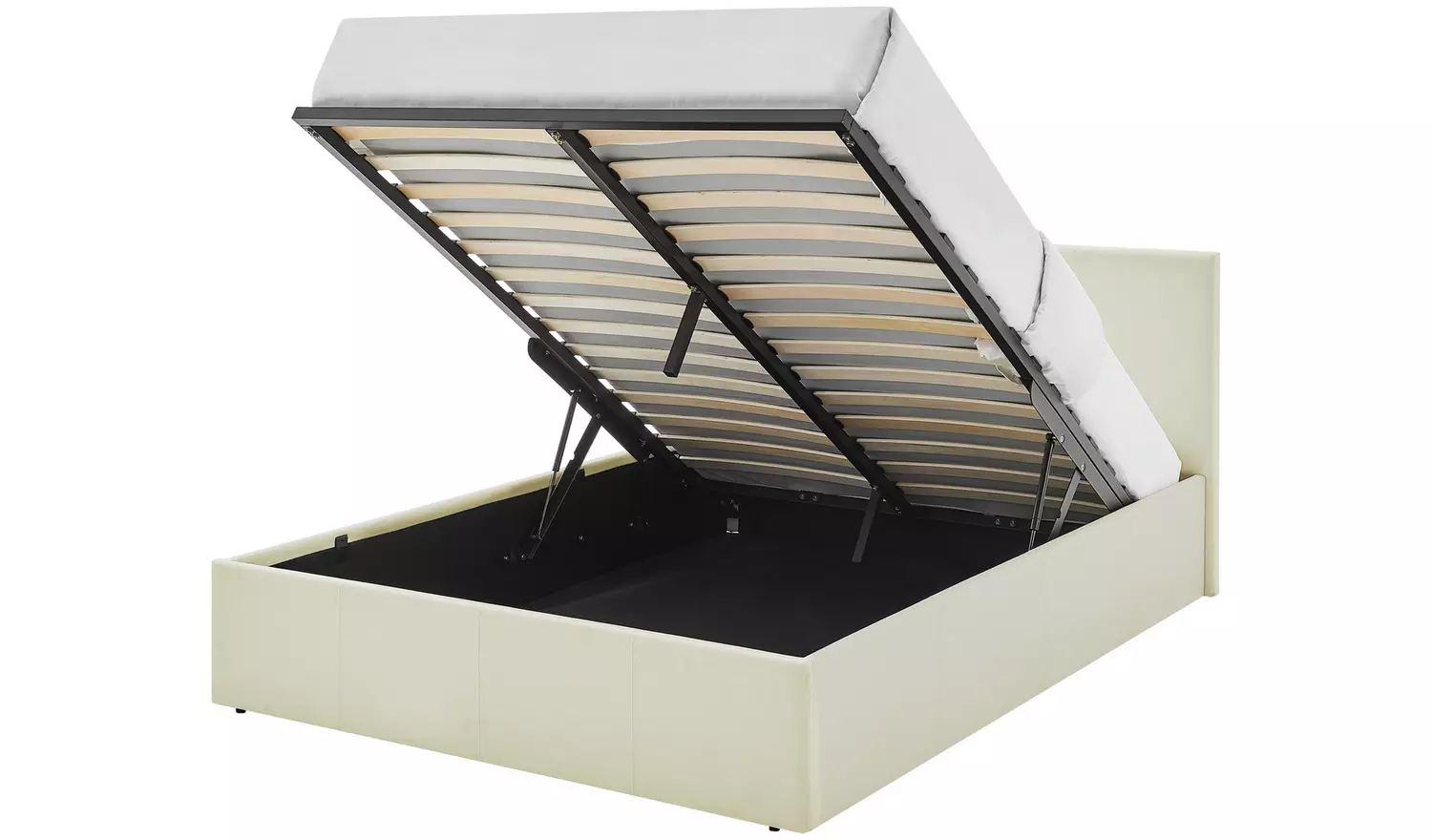 Argos Home Heathdon Kingsize End Lift Ottoman Bed - Natural