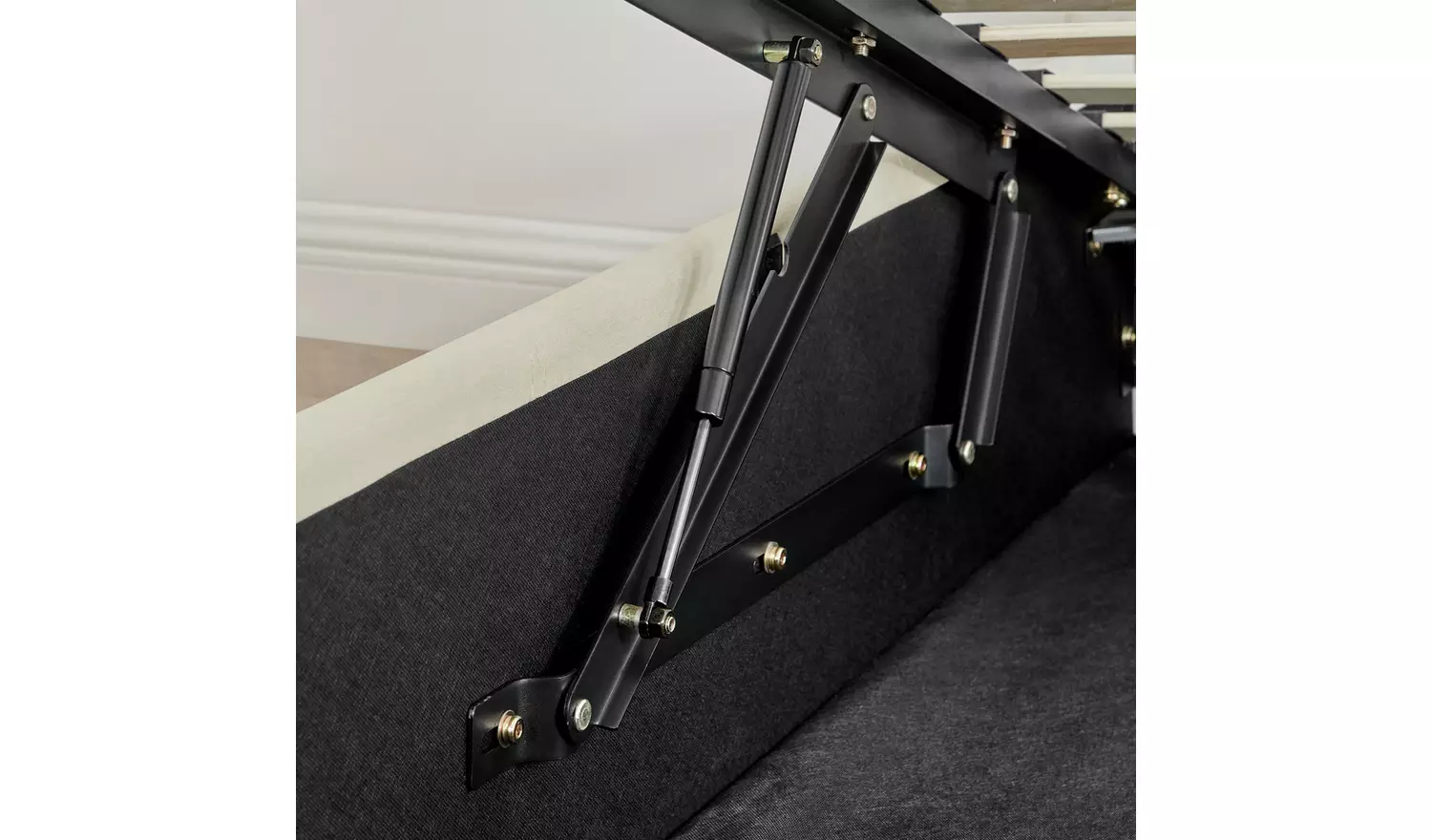 Argos Home Heathdon Kingsize End Lift Ottoman Bed - Natural