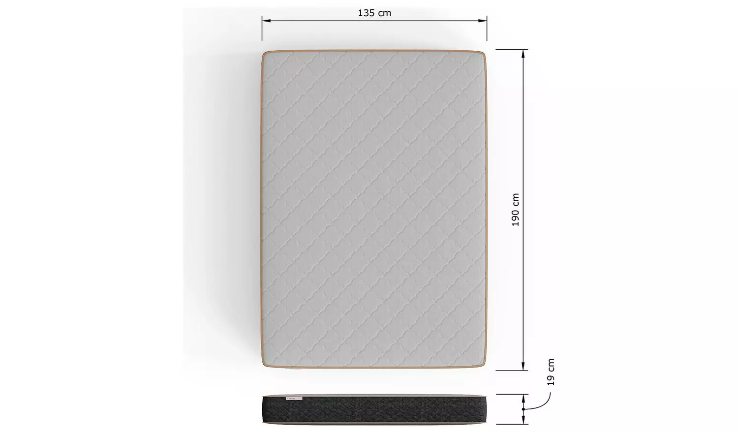 GFW Chiswick Double Side Lift Ottoman Bed with Mattress-Pink