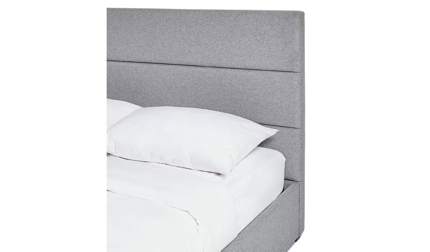 Argos Home Costa Fabric Double Ottoman Bed Frame - Grey