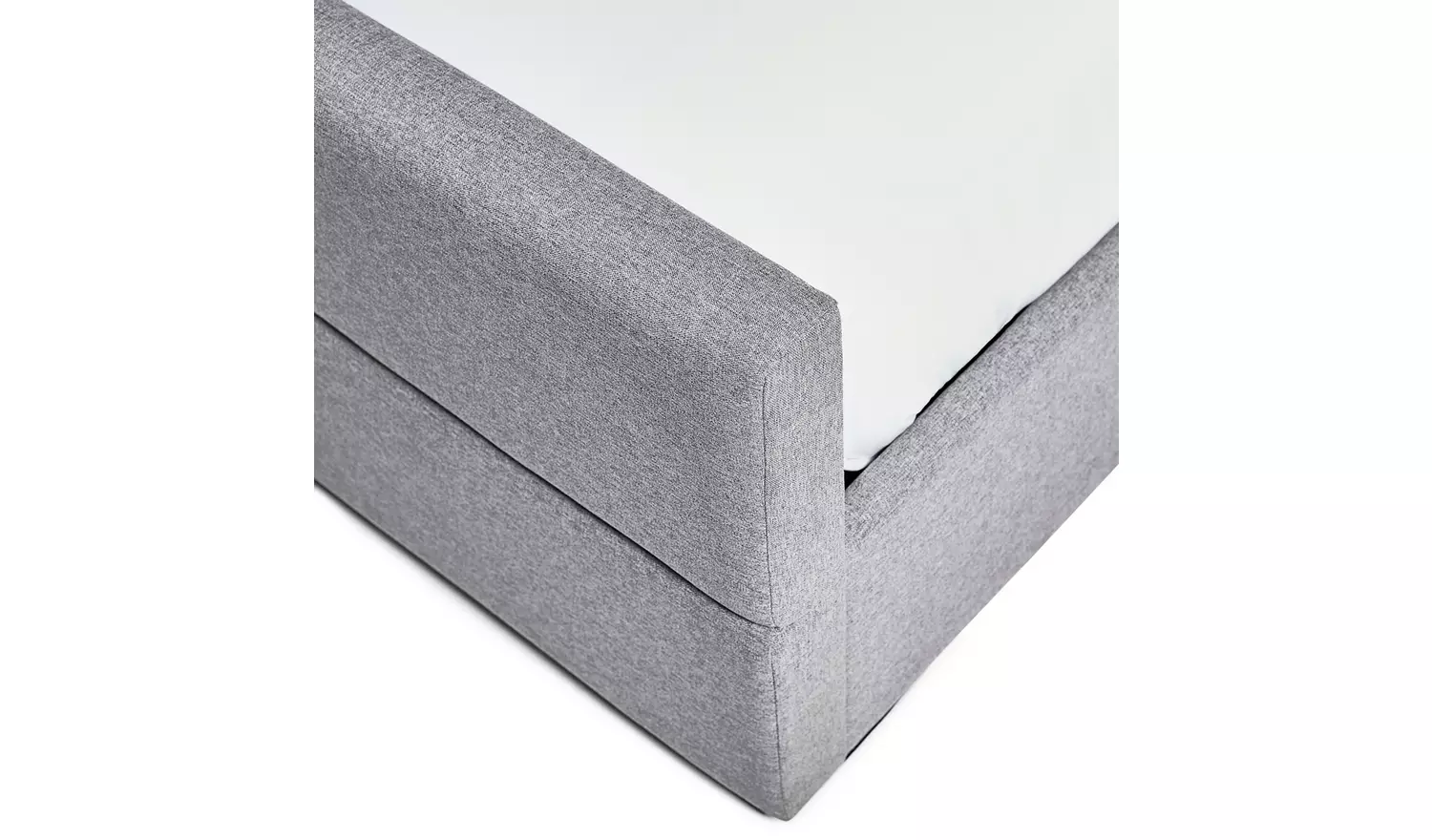 Argos Home Costa Fabric Double Ottoman Bed Frame - Grey