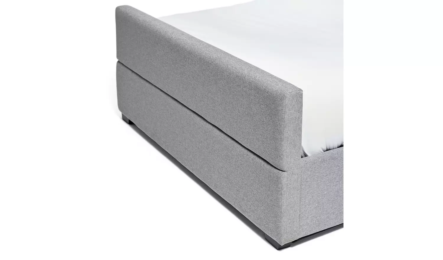 Argos Home Costa Fabric Double Ottoman Bed Frame - Grey