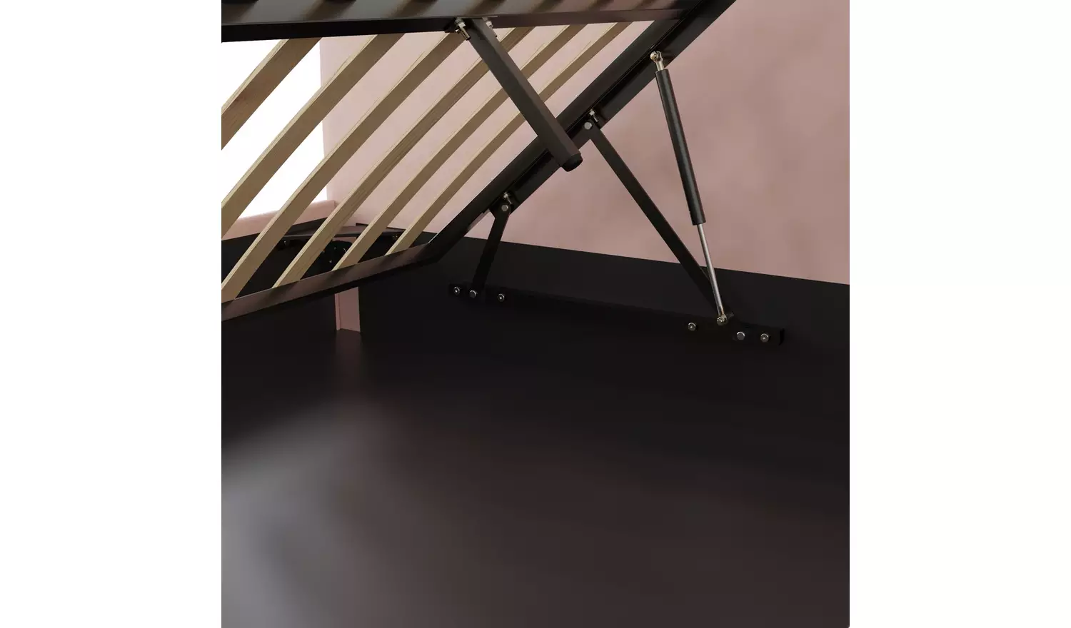 GFW Chiswick Double Side Lift Ottoman Bed - Pink