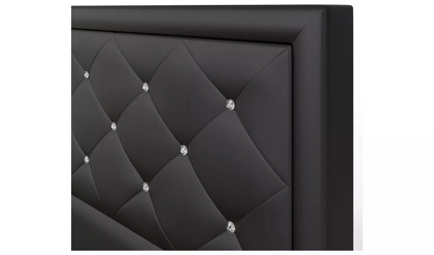 GFW Hollywood Ottoman Kingsize Bed Frame - Black