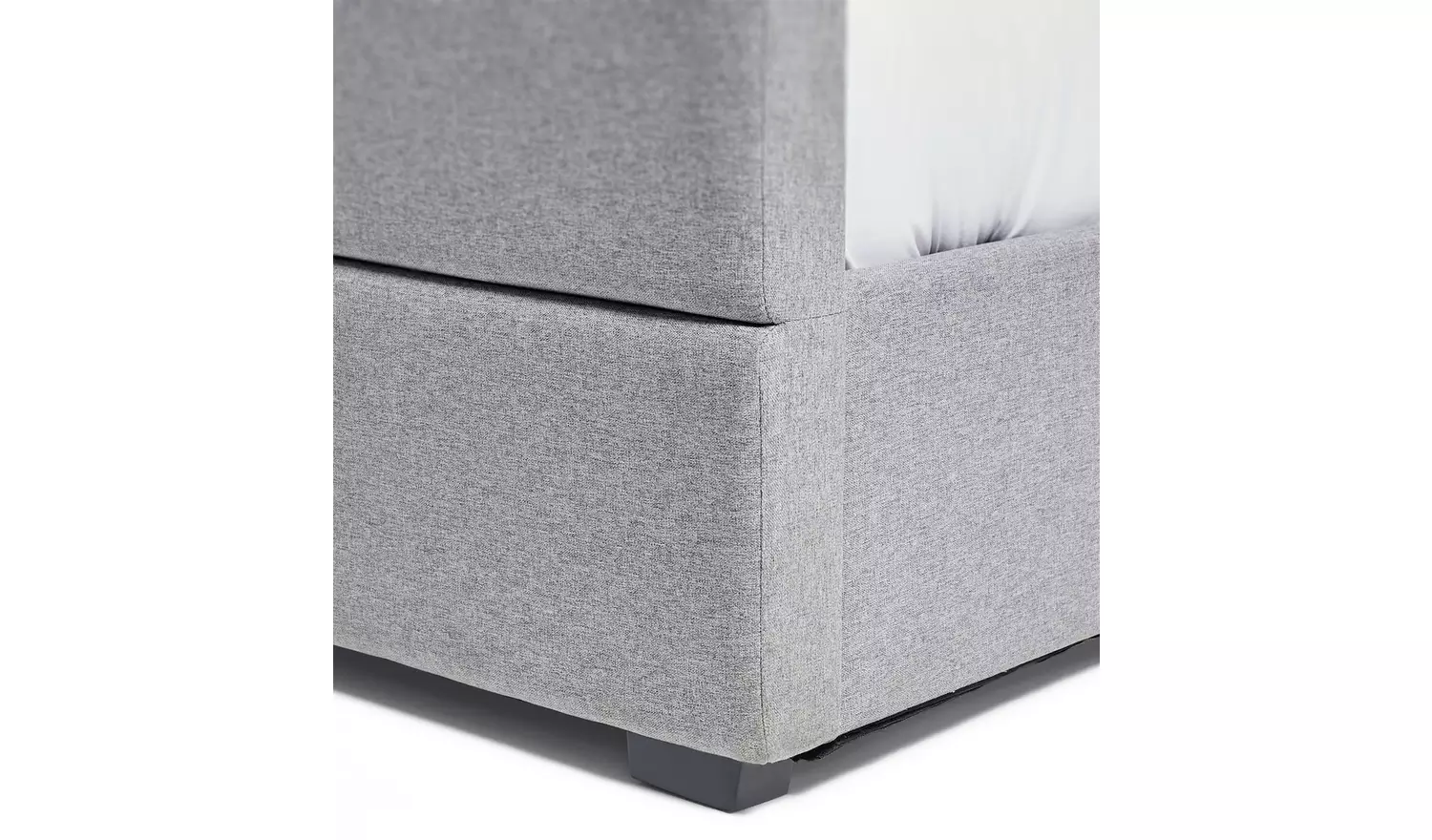 Argos Home Costa Fabric Kingsize Ottoman Bed Frame - Grey