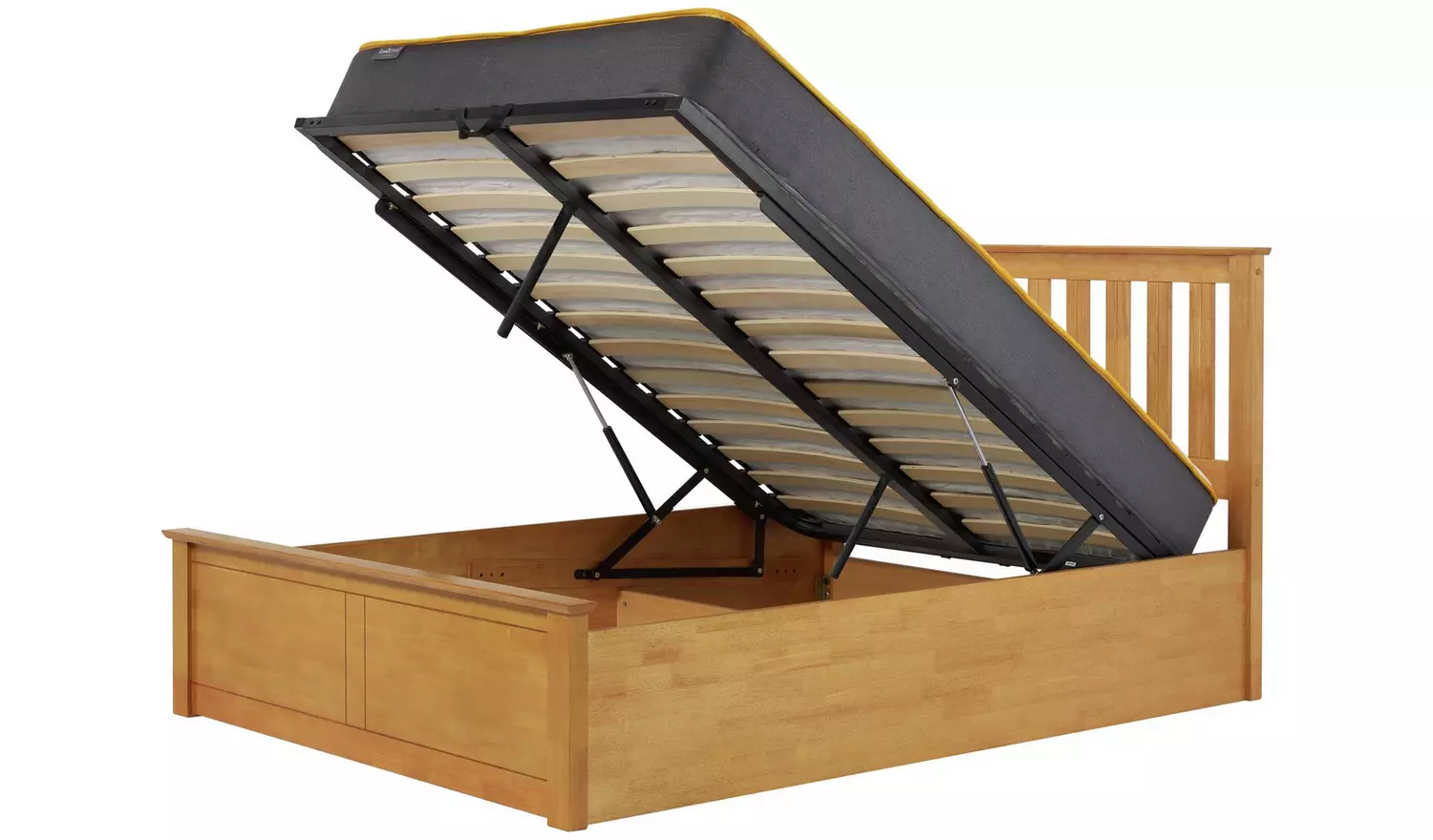 Birlea Phoenix Kingsize End Lift Ottoman Bed - Oak