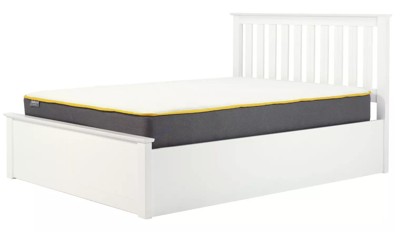 Birlea Phoenix Small Double End Lift Ottoman Bed - White