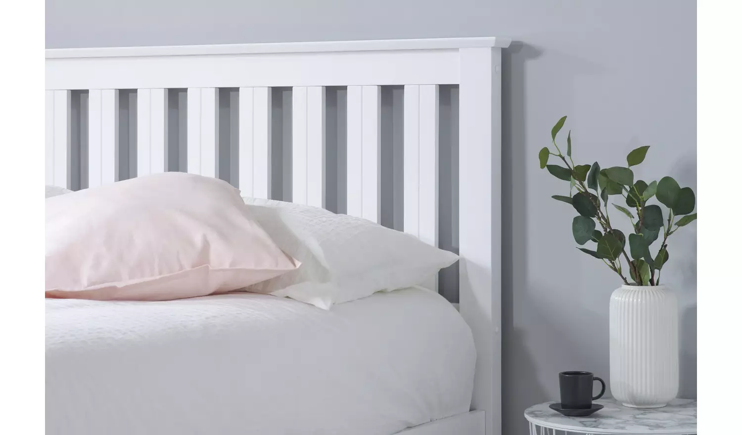 Birlea Phoenix Small Double End Lift Ottoman Bed - White