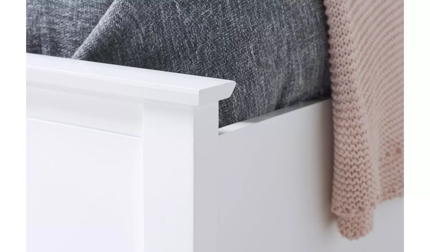 Birlea Phoenix Small Double End Lift Ottoman Bed - White