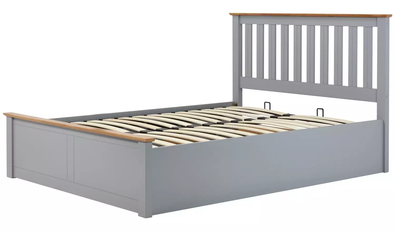 Birlea Phoenix Kingsize End Lift Ottoman Bed - Stone Grey