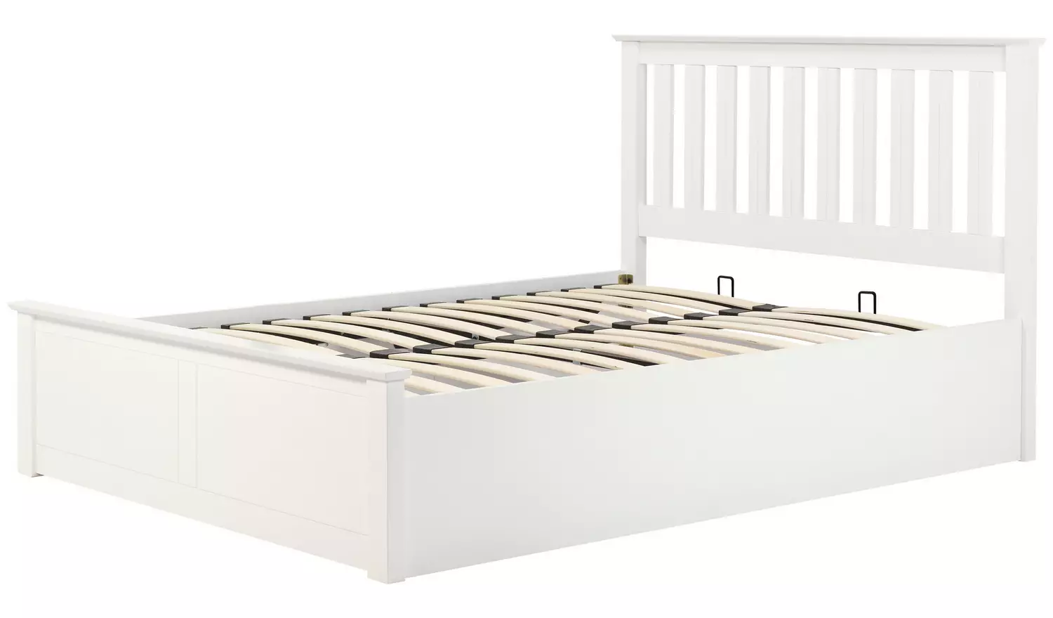 Birlea Phoenix Kingsize End Lift Ottoman Bed - White