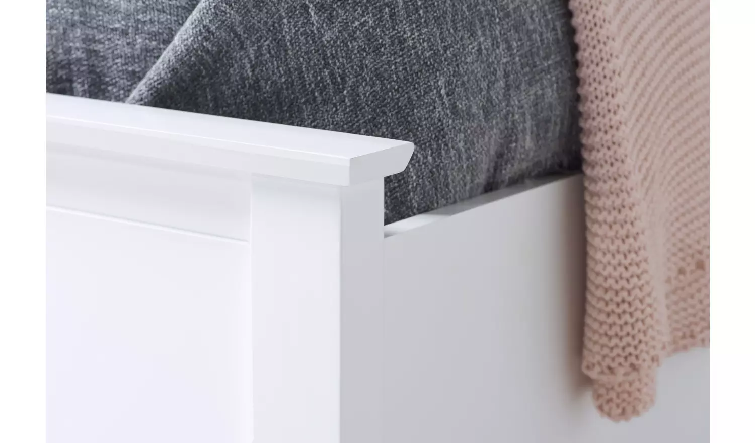 Birlea Phoenix Kingsize End Lift Ottoman Bed - White