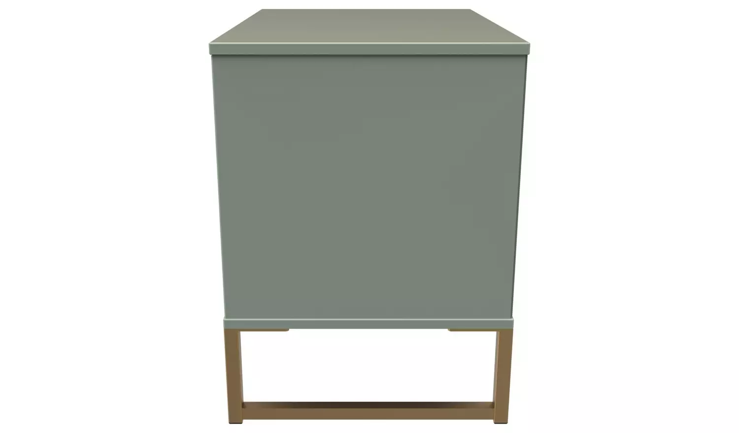 Livara Messina 2 Drawer Bedside Table - Green