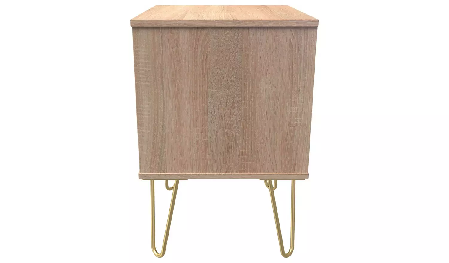 Livara Tivoli 2 Drawer Bedside Table - Oak