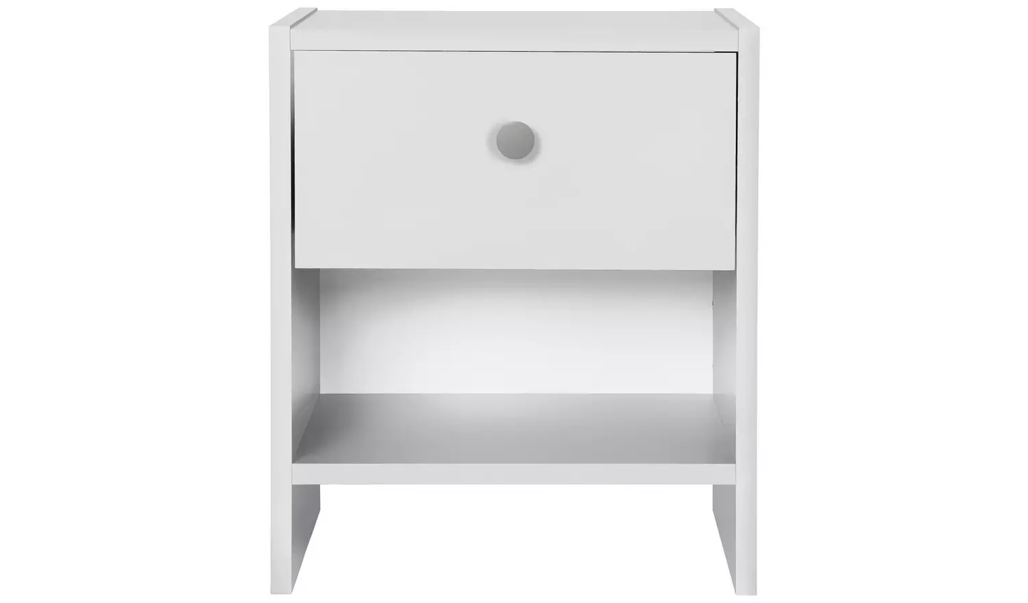 Argos Home Seville 1 Drawer Bedside Table - White