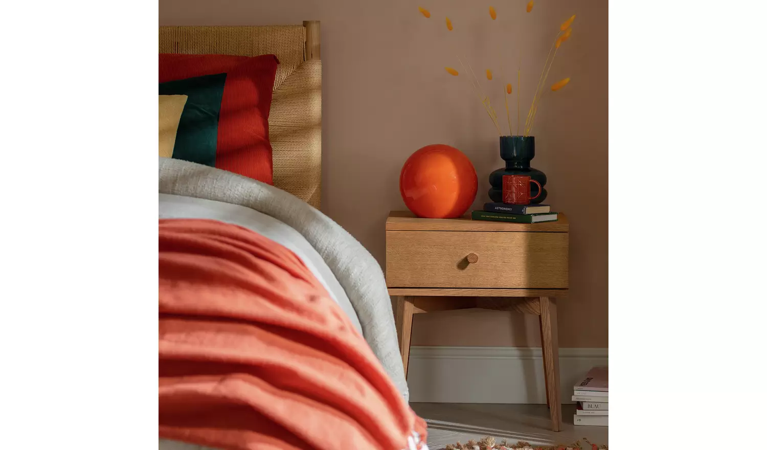 Habitat Kirk 1 Drawer Set of 2 Bedside Table