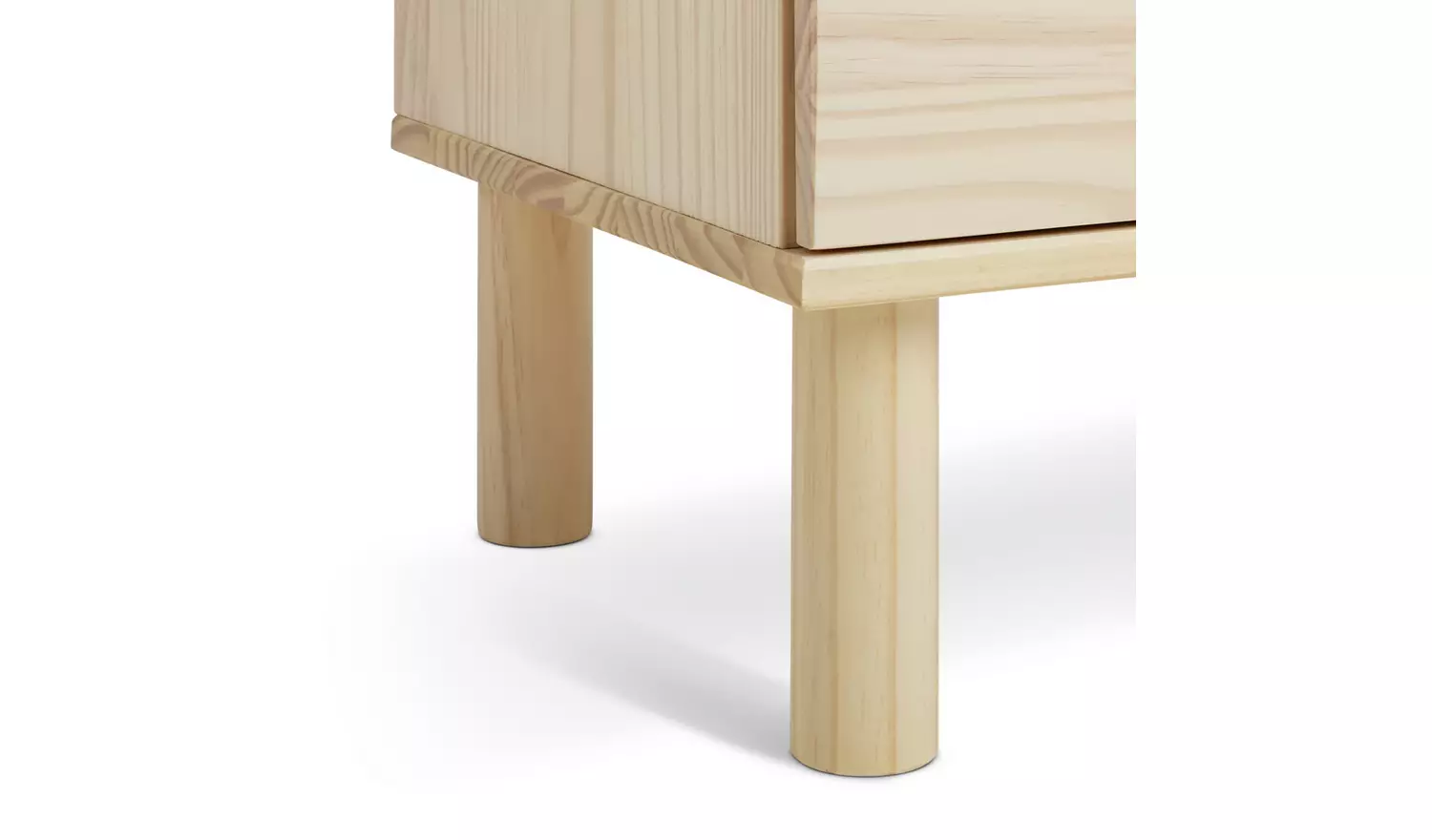 Habitat Akio 1 Drawer Bedside Table - Pine