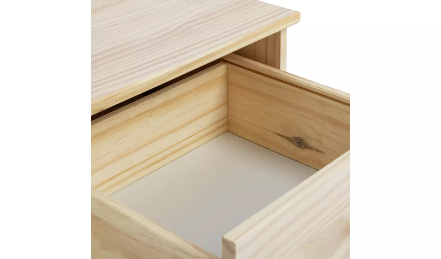 Habitat Akio 1 Drawer Bedside Table - Pine