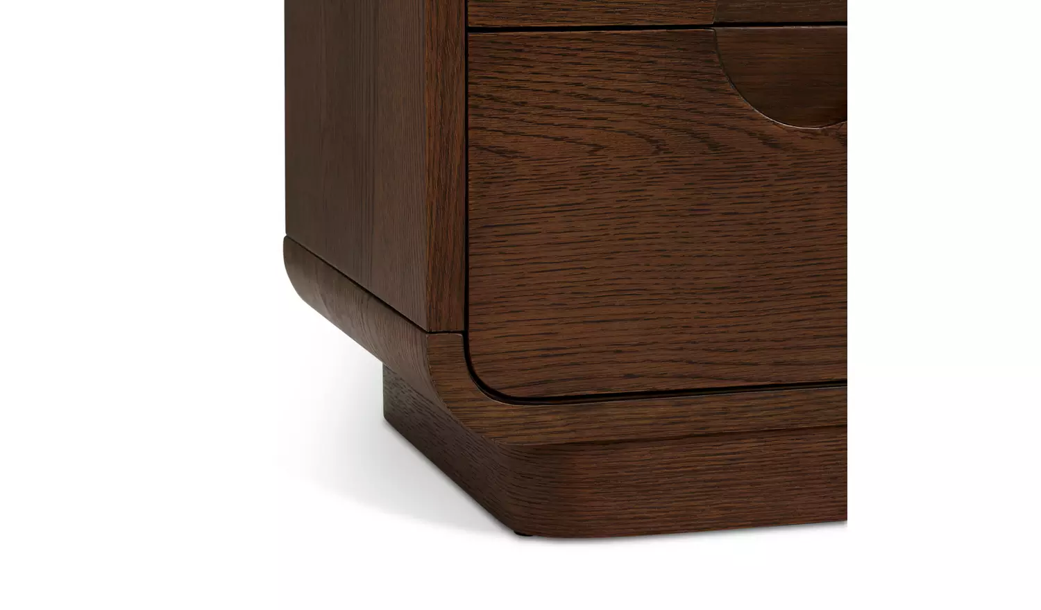 Habitat Adeje 2 Drawer Bedside Table - Walnut